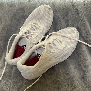 Women’s white Nike tanjun running/casual